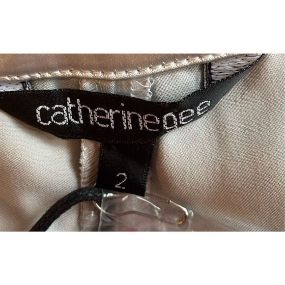 Catherine Gee Cargo Pant in Silver NWT Size 2 - Picture 8 of 10